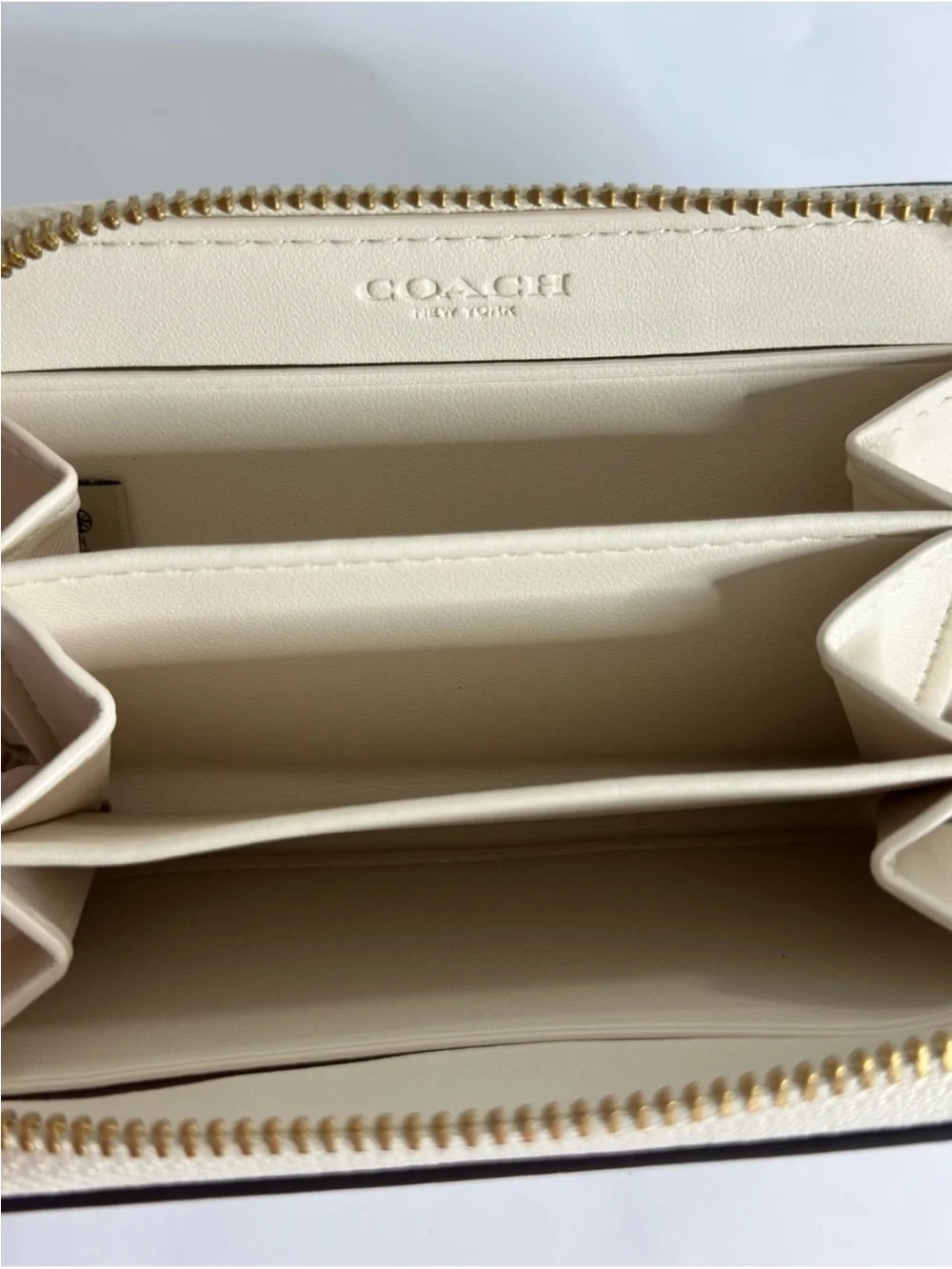 Coach Small Zip Around Card Case with Sticker Print  #CCD21